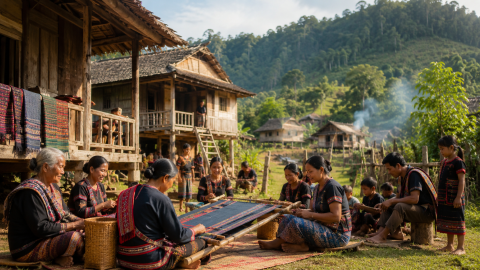 Văn hóa cộng đồng Dakcheung, Sekong, Lào